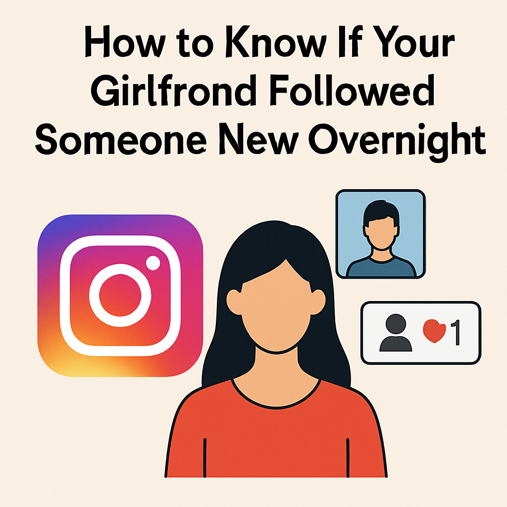 How to Know If Your Girlfriend Followed Someone New Overnight
